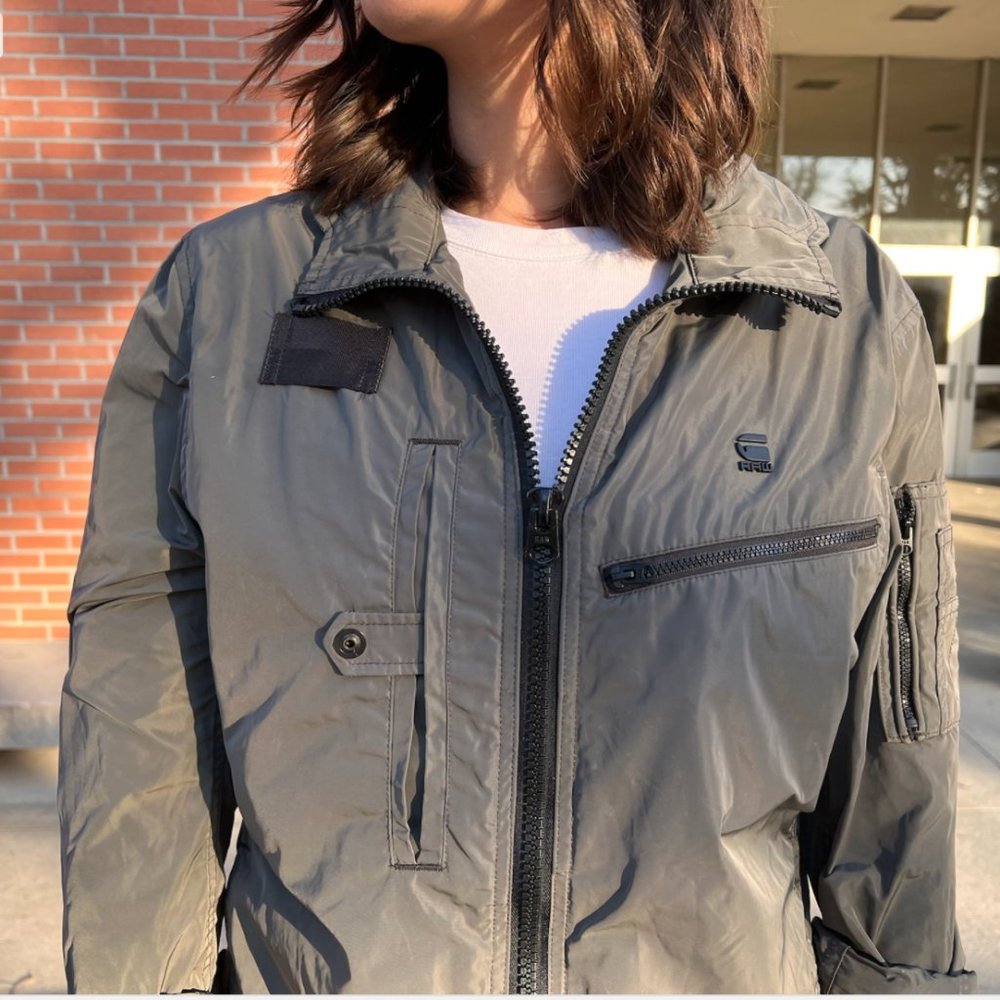 G-Star RAW Cargo Line Military WOMENS Windbreaker Jacket